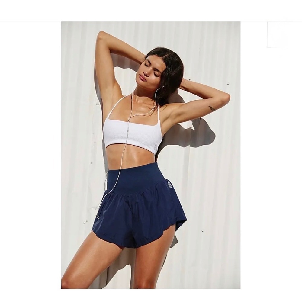 FP Movement by Free People Shuffle Bra white medium large new strap New logo